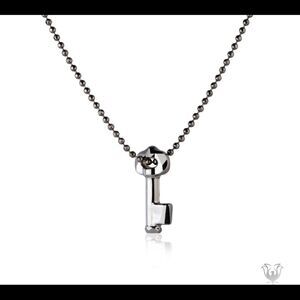 Swarovski crystals black rhodium gunmetal look